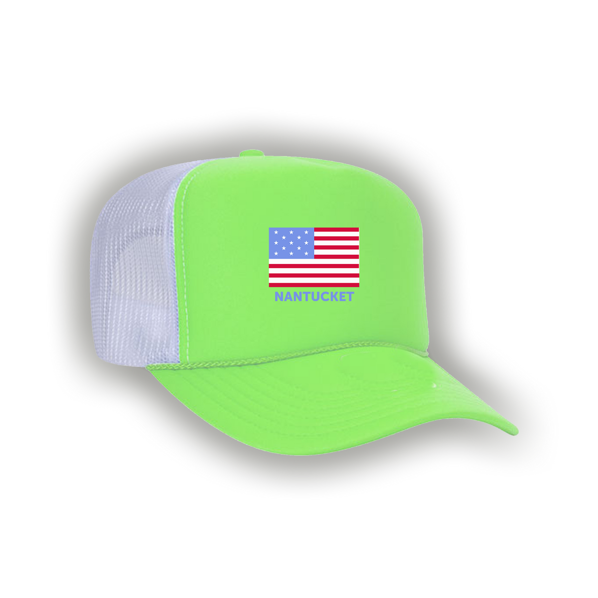 TownPool USA Flag (Neon, White)