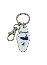 White - The Light - Nantucket Keychain (Metal)