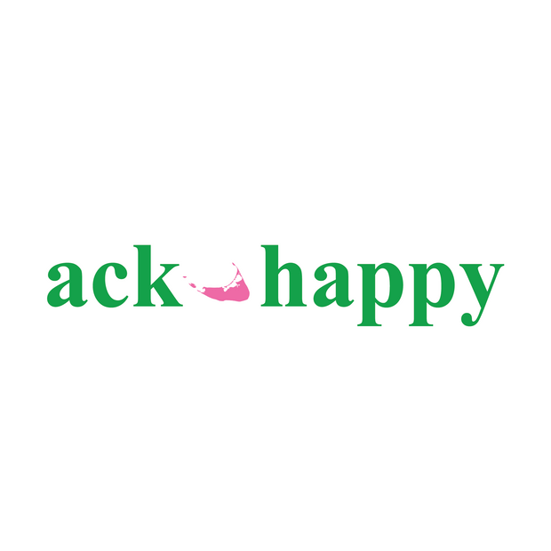 Ack Happy (Green Logo) White Short Sleeve Tee Shirt