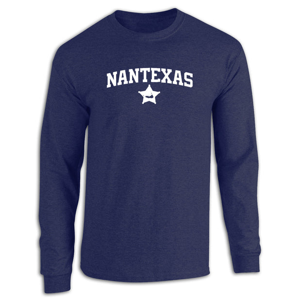 NanTEXAS Navy Long Sleeve Tee Shirt