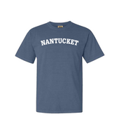Nantucket Arch Short Sleeve Tee Shirt Jean Blue
