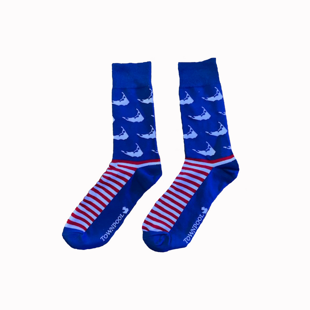 Navy Nantucket World Cup Socks