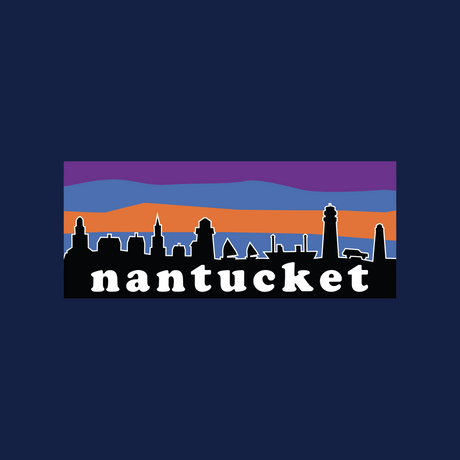 Youth Skyline Short Sleeve Tee Shirt Navy